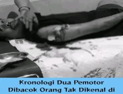 Pulang Ngopi 2 Pemuda Menjadi Korban Pembacokan Orang Tidak Dikenal