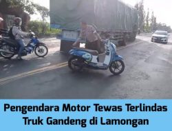 Warga Soko Tuban Tewas Tergilas Truk Gandeng Di Ruas Jalan Nasional