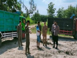 Camat Padangan BPimpin Penutupan Galian Bodong