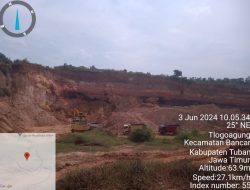 Tidak Mengantongi Izin Galian C ” Pengusaha Berinisial SK Dan HR Di Bancar Tuban Bebas Beroprasi