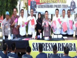 Satresnarkoba Polres Tuban Berhasil Ringkus Pengedar Sabu dan Pil Koplo