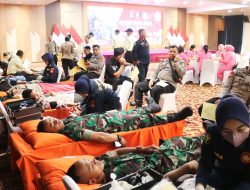 Peduli Kesehatan Masyarakat, Polda Sumsel Menggelar Bhakti Berupa Donor Darah