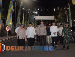 Kapolres Lamongan Hadiri Pemberangkatan Takbir Keliling Idul Adha 1445 H