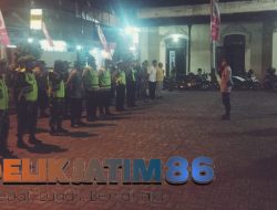 Kapolsek Babat Kompol Sampun S,H, Pimpin Apel Persiapan Pengamanan Malam Takbiran Idul Adha 1445 H 2024 M