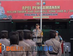 Kapolres Lamongan Pimpin Apel Pengamanan Idul Adha 1445 H/2024