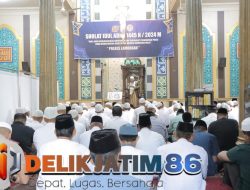 Polres Lamongan Gelar Shalat Ied di Masjid Al Busrah Mapolres Lamongan