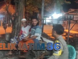 Berikan Rasa Aman Polsek Sekaran Gelar Patroli Dialogis Malam Hari