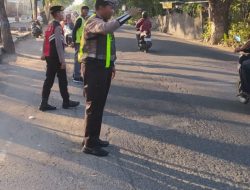 Polres Lamongan Laksanakan Kegiatan Commander Wish Guna Kelancaran Arus Lalu Lintas