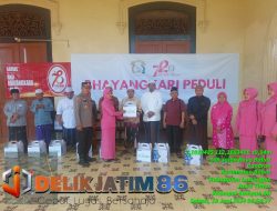 HUT Bhayangkara ke 78 Bhayangkari Ranting Babat Gelar Bhakti Sosial di Panti Asuhan