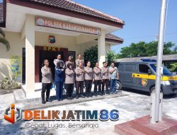 Dalam Rangka HUT Bayangkara Ke-78, Mapolsek Karangbinangun Terima Kunjungan Tim Penilai Kebersihan Polres Lamongan