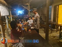Antisipasi judi Online Personil Polsek Sekaran Patroli Malam Sasar Para Remaja