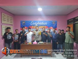 Cangkruan Kamtibmas Menjaga Situasi Kamtibmas Kecamatan Sekaran Tetap Sejuk Serta Kondusif