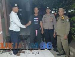 Patroli Dialogis Polsek Sekaran Sambangi Latihan PSHT