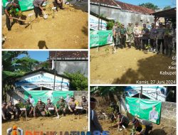 Peringati Hari Bhayangkara Ke-78, Polsek Laren Tanam Pohon Besama Forkopimcam
