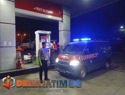 Patroli Malam Hari Guna Antisipasi Tindak Kriminalitas di Obyek Vital SPBU