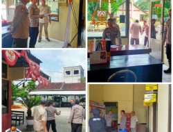 Polsek Laren Terima Kunjungan Tim Penilai Lomba Kebersihan Polres Lamongan