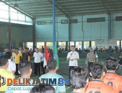Semarak Hari Bhayangkara ke-78: Kapolres Lamongan Gelar Futsal Bersama Media