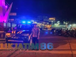 Guna Antisipasi Terjadinya 3C, Polsek Laren Laksanakan Patroli Malam Hari