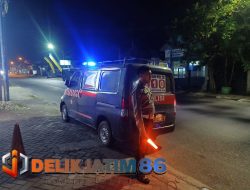 Patroli Blue Light Anggota Polsek Babat Hadir Di Jalanan Saat Malam Hari