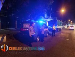 Patroli Blue Light Polsek Babat Memberikan Keamanan Pada Masyarakat Pada Malam Hari