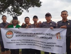 Dukung Program Ketahanan Pangan Nasional, FKBN Bakorda Kabupaten Lamongan Terus Gaungkan Pertanian Padi Tambak Metode Organik
