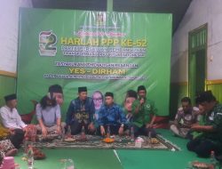 Hadiri Tasyakuran Harlah PPP ke 52, DPC PPP Lamongan Gelar Tumpengan dan Doa Bersama.
