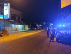 Polsek Sekaran Laksanakan Patroli Blue Light Ciptakan Kondusifitas Wilayah
