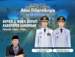 SMA Negeri 1 Babat Ucapkan Selamat Atas Dilantiknya Bupati Dan Wakil Bupati Lamongan