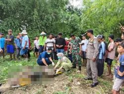 Warga Desa Sidomulyo Kecamatan Mantup di Gegerkan Penemuan Mayat Laki-laki Yang Tengelam di Sungai Semampir