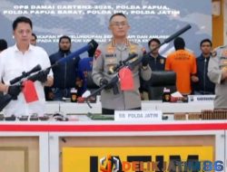 Polda Jatim Berhasil Amankan Penyelundupan Senjata di Bojonegoro yang Akan Disuplai untuk KKB di Papua