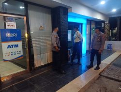 Polsek Babat Laksanakan Patroli Malam Hari Sambangi Obyek Vital Bank Bri