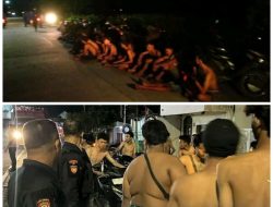 Polres Gresik Berhasil Bubarkan 54 Remaja Yang Hendak Melakukan Balap liar