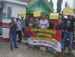 Aliansi Masyarakat Lamongan Gelar Aksi Dukungan Terhadap Revisi UU TNI NO. 34 TAHUN 2004
