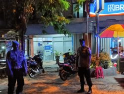 Patroli Obyek Vital Polsek Sekaran Kontrol Atm Bank Bri Unit Sekaran Cegah Kejahatan Malam Hari