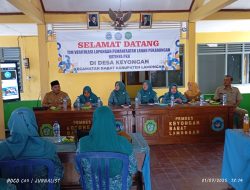 Tim Verifikasi Apresiasi Pemanfaatan Lahan Pekarangan PKK Desa Keyongan