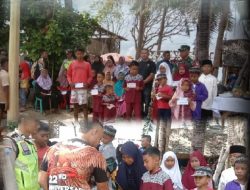 HUT RI ke-80 di Sangkapura: LSM GMBI KSM Sangkapura Berbagi Kebahagiaan dengan Lomba dan Santunan