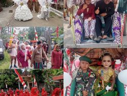 Kemeriahan Karnaval Warnai HUT RI ke-80 di Desa Keyongan, Lamongan
