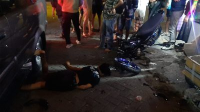 Kecelakaan Lalu Lintas Terjadi di Babat, Seorang Pelajar Mengalami Luka Berat