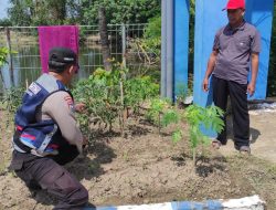 Polsek Sekaran Kawal Program Asta Cita Presiden: Monitoring Ketahanan Pangan di Pekarangan Warga!