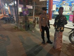 Polsek Laren Gelar Patroli Kota Presisi (PKP) Dialogis, Ajak Warga Jaga Kamtibmas Bersama