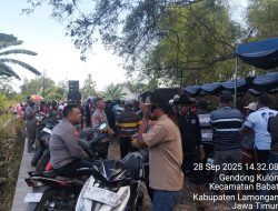 Polsek Babat Amankan Hiburan Langen Tayub Sedekah Bumi di Desa Gendongkulon