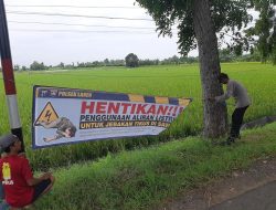 Bahaya Mengintai di Balik Padi: Polsek Laren Edukasi Petani tentang Risiko Jebakan Tikus Setrum