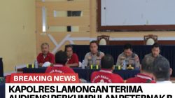 Kapolres Lamongan Terima Audiensi Perkumpulan Peternak Rakyat (Pejuang FCR) di Gedung SKJ Polres Lamongan