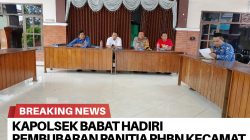 Kapolsek Babat Hadiri Pembubaran Panitia PHBN Kecamatan Babat