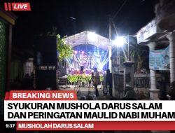 Syukuran Mushola Darus Salam dan Peringatan Maulid Nabi Muhammad SAW: Momentum Kebersamaan