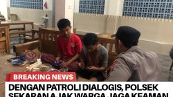 Dengan Patroli Dialogis, Polsek Sekaran Ajak Warga Jaga Keamanan Lingkungan Bersama