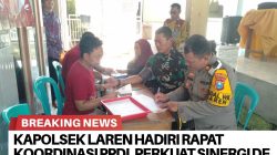 Kapolsek Laren Hadiri Rapat Koordinasi PPDI, Perkuat Sinergi dengan Perangkat Desa