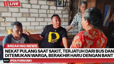 Nekat Pulang Saat Sakit, Terjatuh dari Bus dan Ditemukan Warga, Berakhir Haru dengan Bantuan Tak Terduga