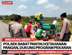 Polsek Babat Pantau Ketahanan Pangan, Dukung Program Pekarangan Bergizi di Desa Gendong Kulon