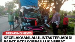 Kecelakaan Lalu Lintas Terjadi di Babat, Satu Korban Luka Berat